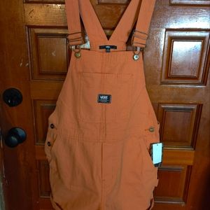 Vans Ground Work short Overalls NWT